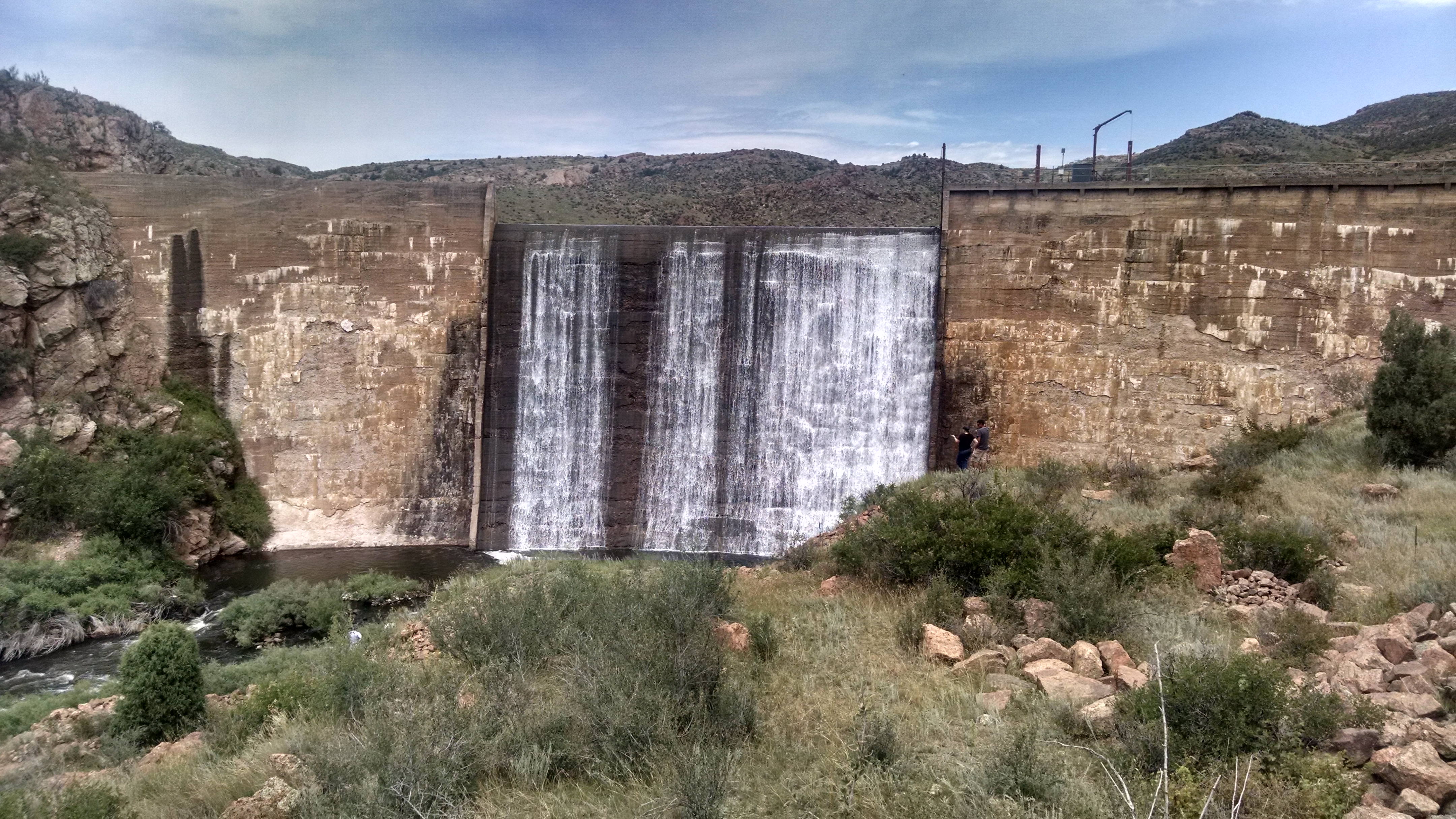 Halligan Reservoir dam face — North Poudre Irrigation Company