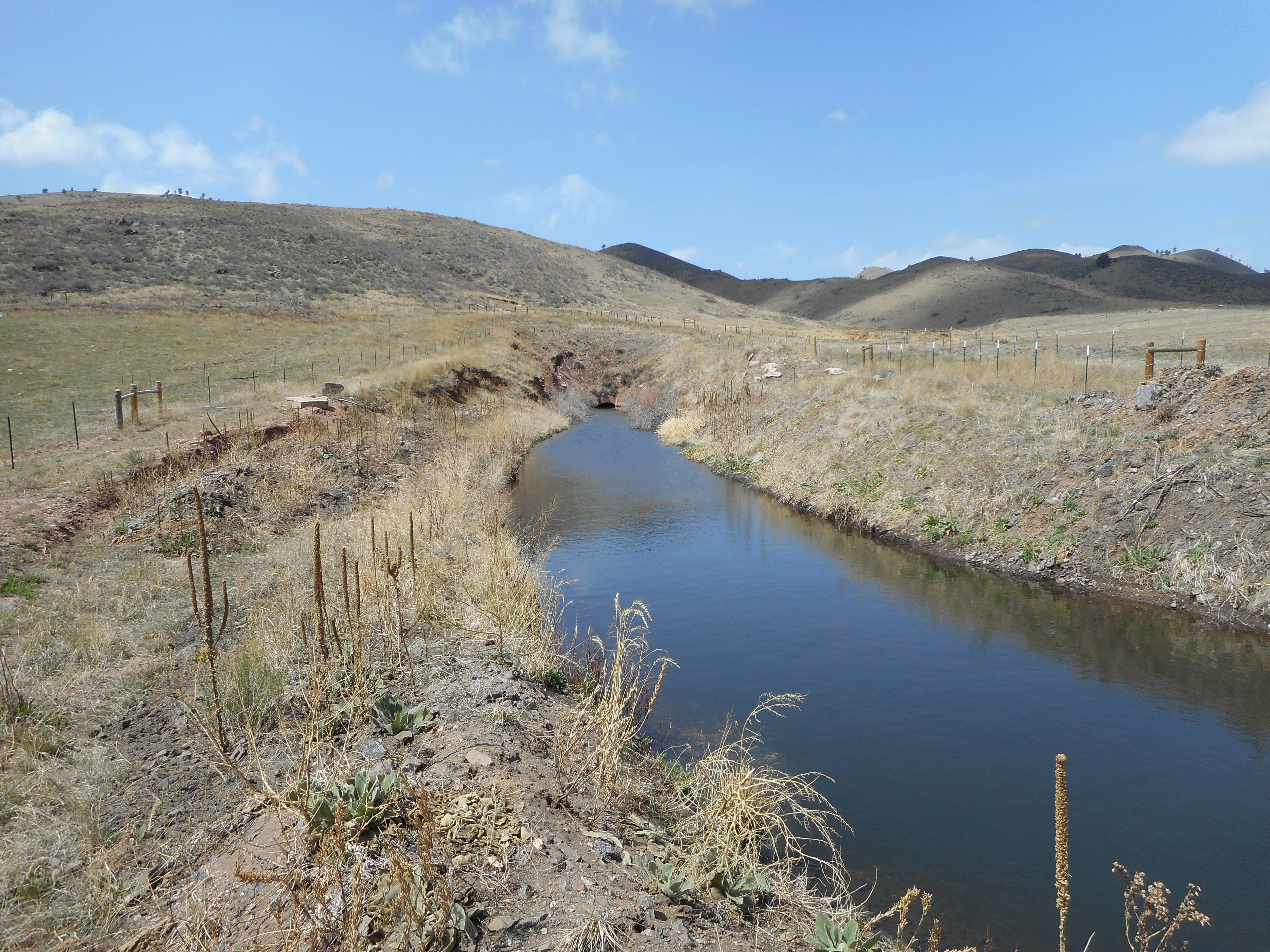 Munroe Canal above Pleasant Valley Pipeline